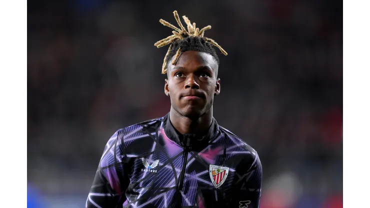 Nico Williams e PSG estão próximos de acertar -(Photo by Juan Manuel Serrano Arce/Getty Images)