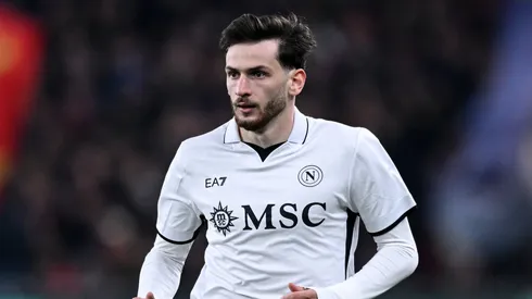 Kvaratskhelia em jogo pelo Napoli