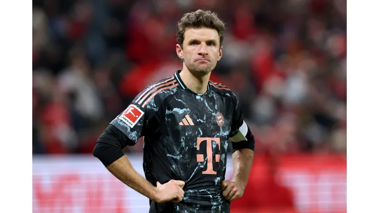 Thomas Müller, jogador do Bayern de Munique em campo - (Photo by Alexander Hassenstein/Getty Images)