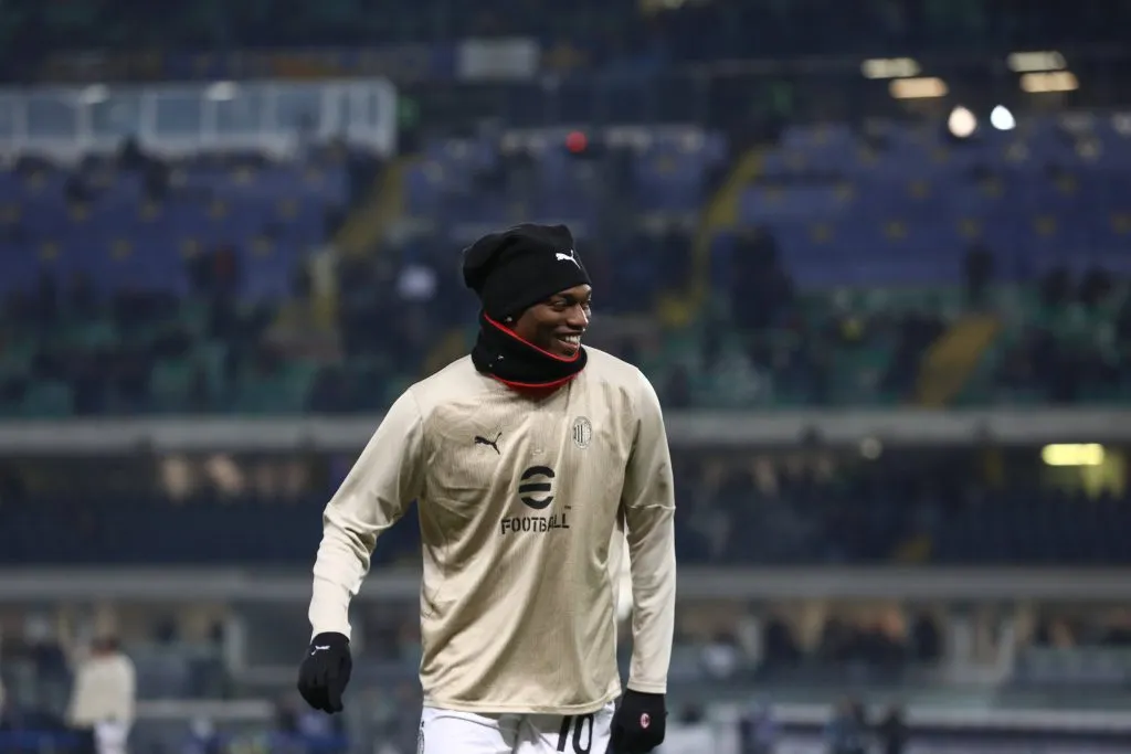 Jorge Mendes quer colocar Rafael Leão no Barcelona. Foto: Imago