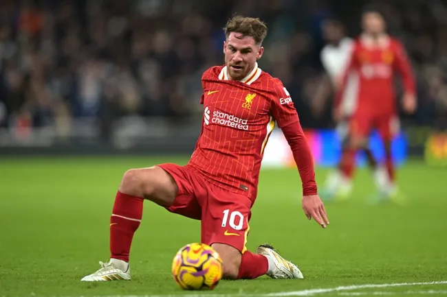 Mac Allister, do Liverpool, revela reunião que elenco teve após goleada contra o Tottenham. Foto: IMAGO /&nbsp;Martin Dalton