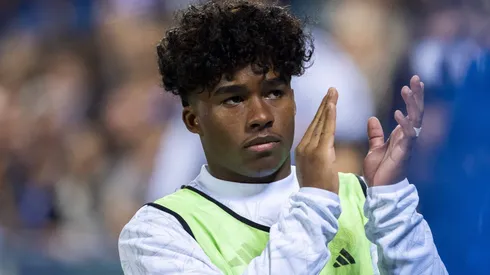 Endrick se emociona com retorno de Alaba. Foto: IMAGO / Alberto Gardin