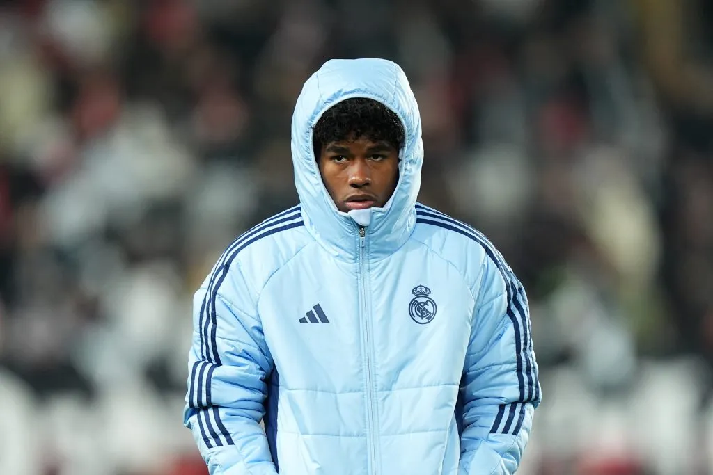 Endrick no duelo diante do Rayo Vallecano (Photo by Angel Martinez/Getty Images)