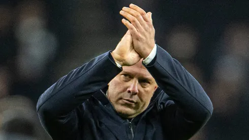 Arne Slot, treinador do Liverpool, em partida pela Premier League