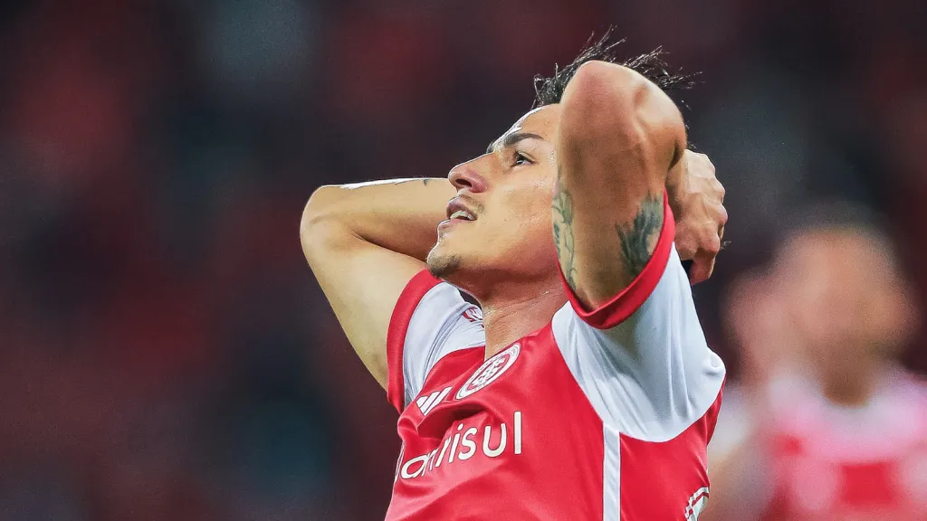Alexandro Bernabei jogador do Internacional durante partida contra o Cuiabá no estádio Beira-Rio (foto: Giancarlo Santorum/AGIF)