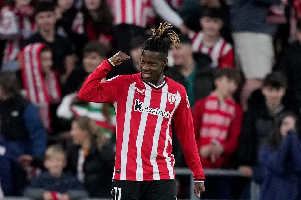 Nico Williams tem valor de mercado alto no Athletic Bilbao. Foto: Juan Manuel Serrano Arce/Getty Images