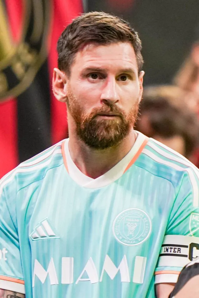 Lionel Messi com a camisa do Inter Miami.