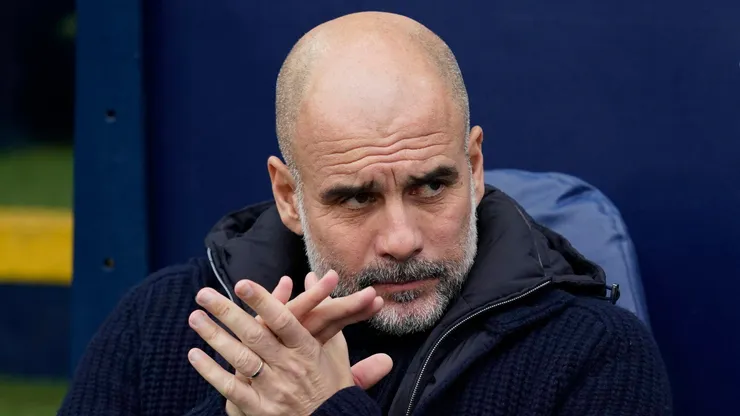 Treinador do Manchester City Pep Guardiola