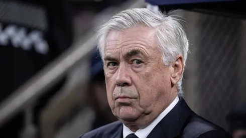 Carlo Ancelotti em jogo do Real Madrid