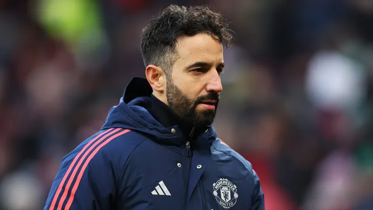 Ruben Amorim sob comando do Manchester United.