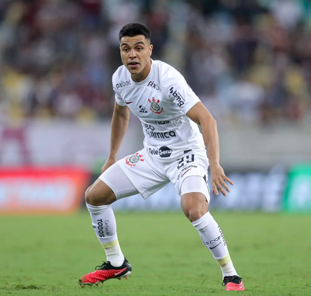 Roni em ação pelo Corinthians. Ele deve deixar o Atlético-GO para defender o Mirassol. Foto: Rodrigo Coca/Agência Corinthians