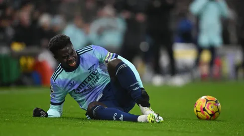 Saka deve desfalcar o Arsenal por um longo tempo - Foto: Imago