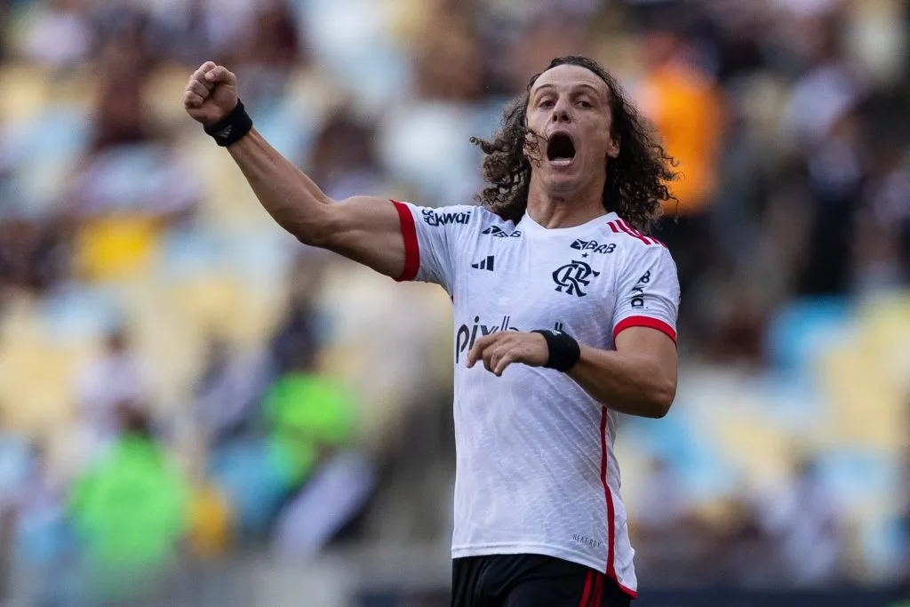 David Luiz no clássico diante do Vasco. Foto: IMAGO /&nbsp;Carneiro Images