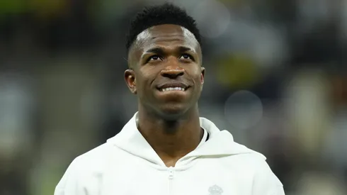 Vini Jr na final da Copa Intercontinental pelo Real Madrid.