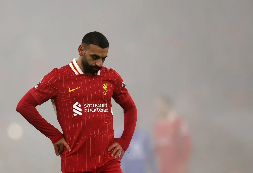 Salah em ação pelo Liverpool.