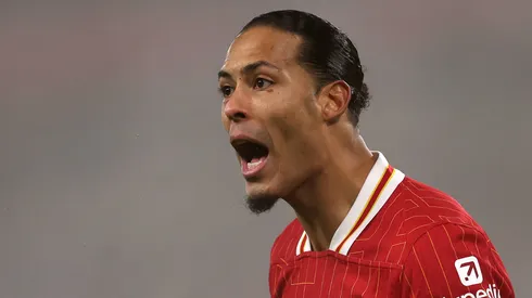 Virgil van Dijk em jogo do Liverpool
