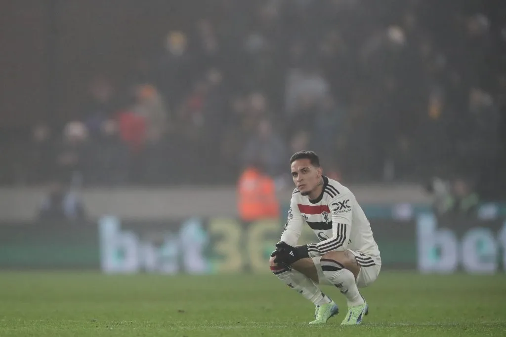 Antony está de saída do United. Foto: Imago