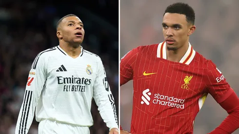 Liverpool prepara vingança ao Real Madrid por Arnold. Fotos: Angel Martinez e Jan Kruger/Getty Imagens