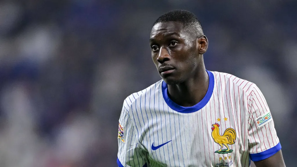 Randal Kolo Muani durante partida da Seleção Francesa (Foto: IMAGO / DeFodi)