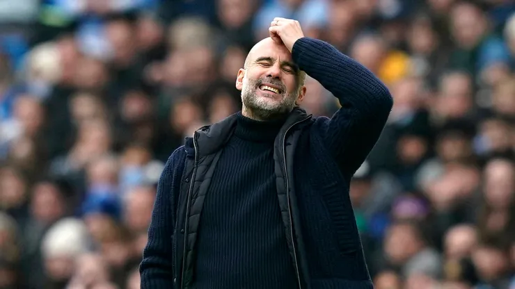 Treinador do Manchester City em partida pela Premier League