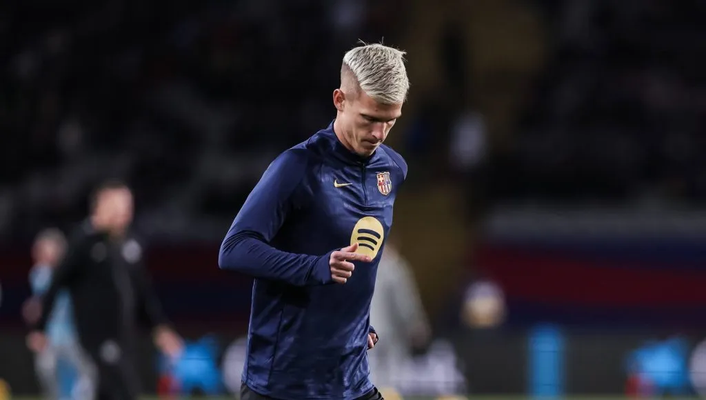 Dani Olmo em aquecimento (IMAGO / ZUMA Press Wire)