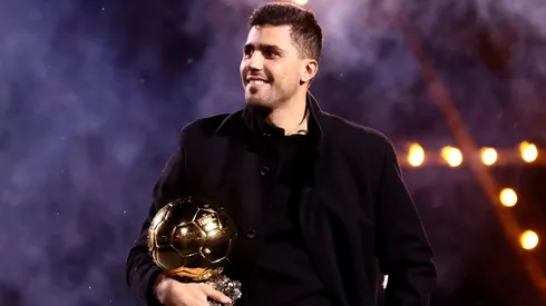 Rodri ganhou a Bola de Ouro no lugar de Vinícius Júnior. Foto: Naomi Baker/Getty Images