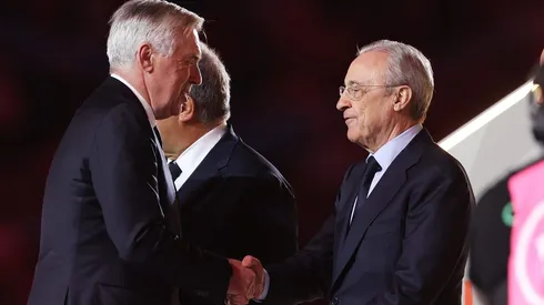 Florentino Pérez estuda alternativas para Ancelotti. Foto: Yasser Bakhsh/Getty Images