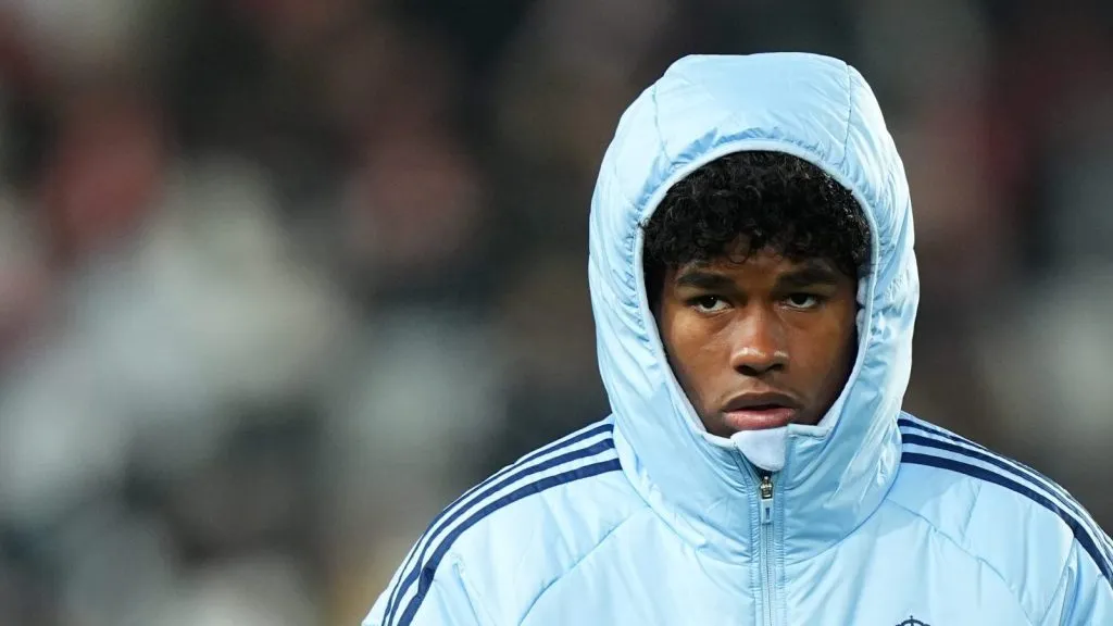 Endrick em ação pelo Real Madrid.