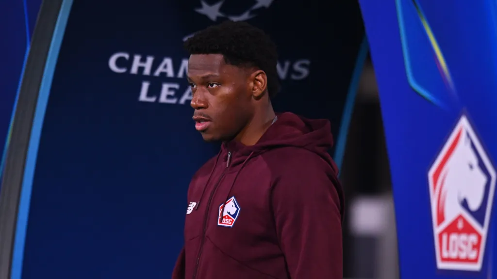 Jonathan David antes de jogo pelo Lille (foto: by Alessandro Sabattini/Getty Images)