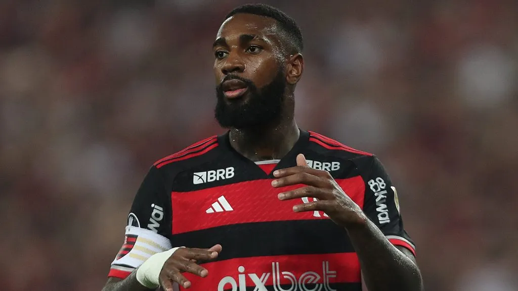 Gerson atuando pelo Flamengo (Photo by Wagner Meier/Getty Images)