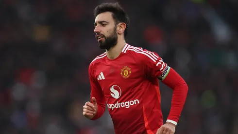 Meio-campista do Manchester United Bruno Fernandes