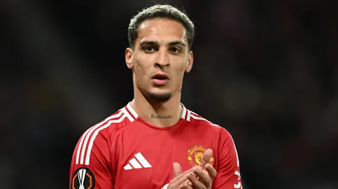 Antony, do Manchester United, deixa o Flamengo 'de lado' e deve vestir verde em 2025. (Photo by Gareth Copley/Getty Images)