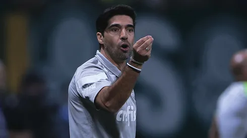 Abel Ferreira técnico do Palmeiras durante partida contra o Botafogo