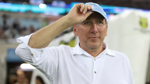 John Textor antes de partida pelo Botafogo