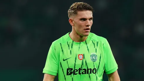 Gyökeres quer jogar no Manchester United. (Photo by Gualter Fatia/Getty Images)