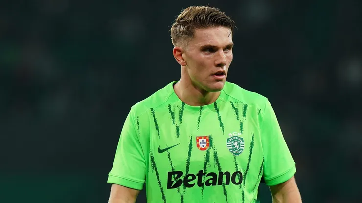Gyökeres quer jogar no Manchester United. (Photo by Gualter Fatia/Getty Images)