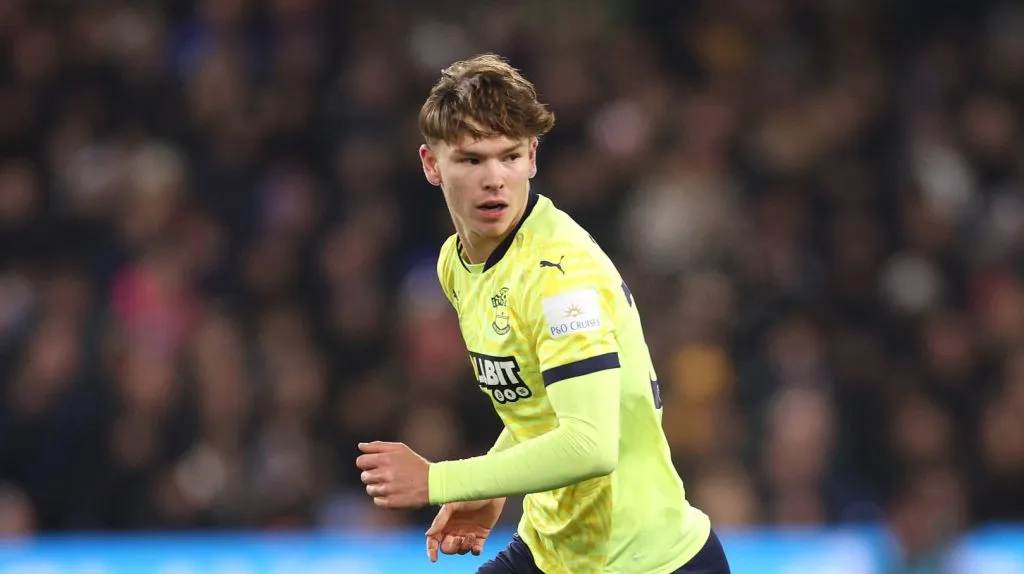 Tyler Dibling em ação pelo Southampton (Warren Little/Getty Images)