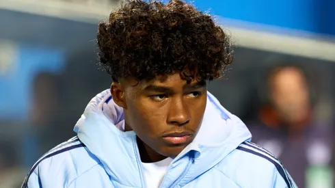 Endrick pode deixar o Real Madrid para atuar como titular na Premier League (Photo by Angel Martinez/Getty Images)