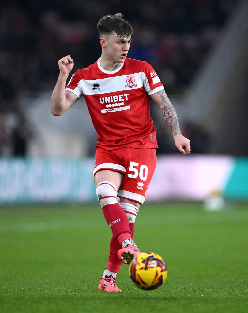 Ben Doak, do Liverpool, vem se destacando no Middlesbrough. Arne Slot deve proibir qualquer proposta por ele e por Chiesa, segundo portal. (Photo by Stu Forster/Getty Images)