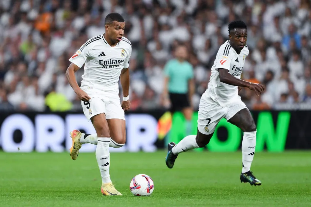 Alan Godoy poderia ser uma opção no ataque com Mbappé e Vini Jr no Real Madrid (Photo by David Ramos/Getty Images)