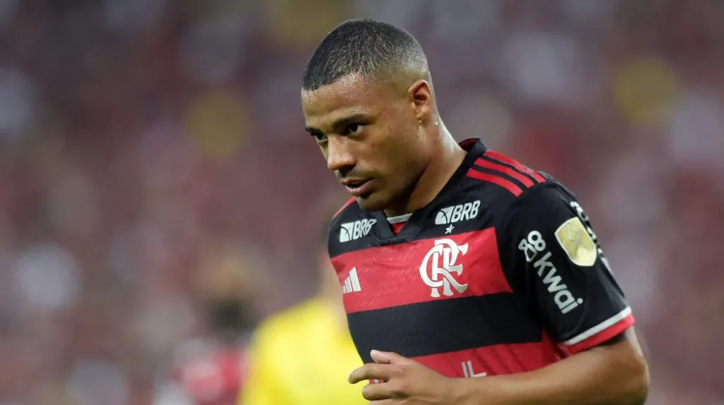 De La Cruz em ação pelo Flamengo.