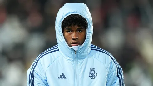 Ancelotti dá sinal verde e Endrick ganha data para deixar o Real Madrid por empréstimo. (Photo by Angel Martinez/Getty Images)