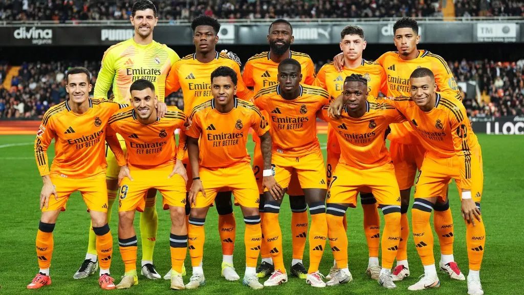 Time do Real Madrid. Foto:Aitor Alcalde/Getty Images