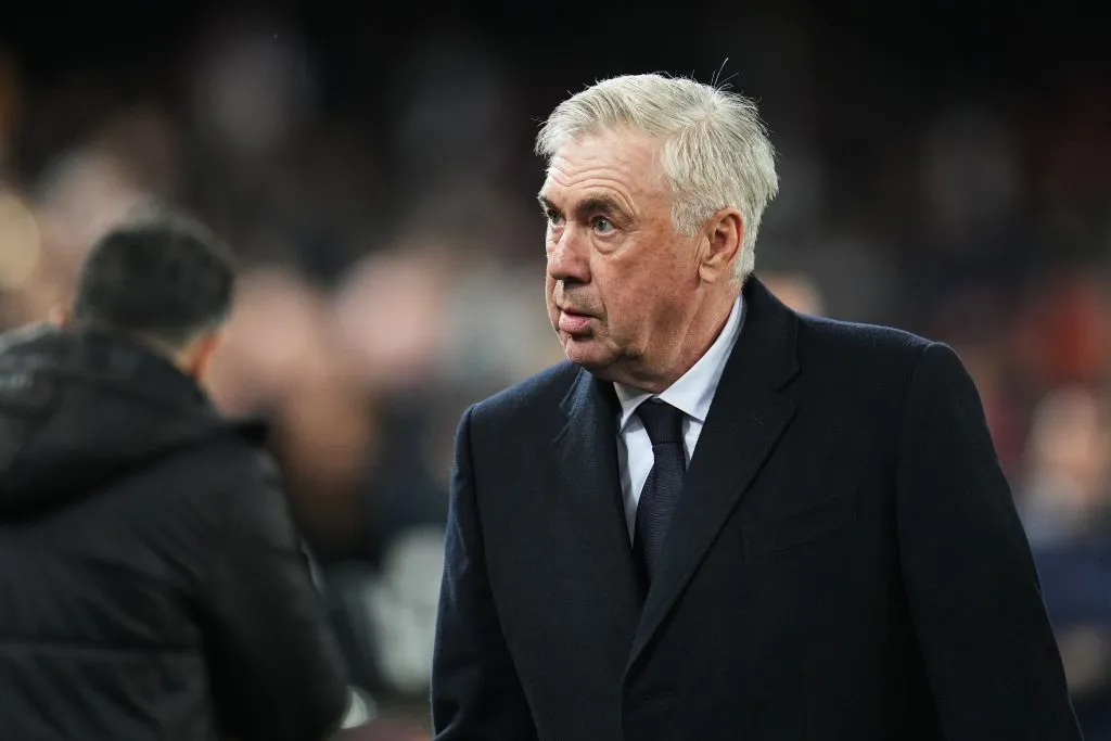 Ancelotti, técnico do Real Madrid (Photo by Aitor Alcalde/Getty Images)
