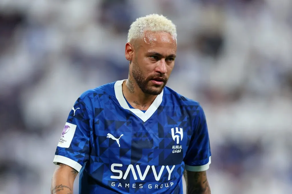 Neymar não deve permanecer no Al-Hilal (Photo by Yasser Bakhsh/Getty Images)