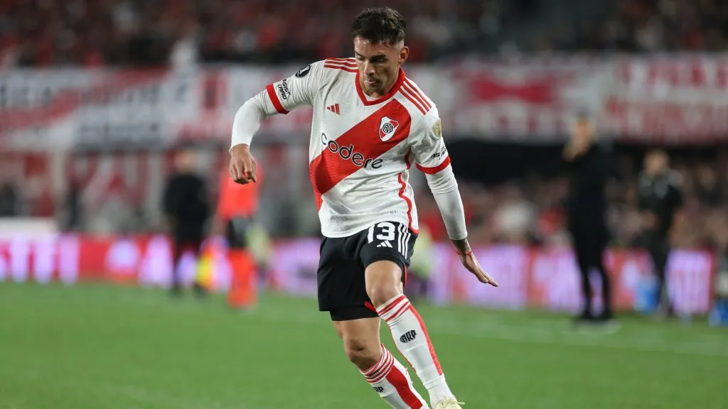 Enzo Díaz no River Plate. Foto: Daniel Jayo/Getty Images