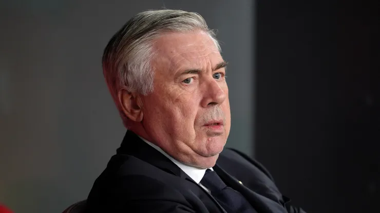 Carlo Ancelotti durante partida da La Liga