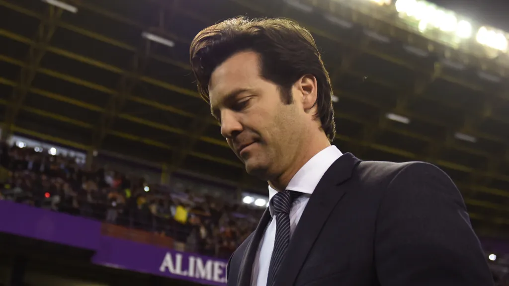 Santiago Solari é o principal nome para a vaga de Carlo Ancelotti no futuro (Photo by Denis Doyle/Getty Images)