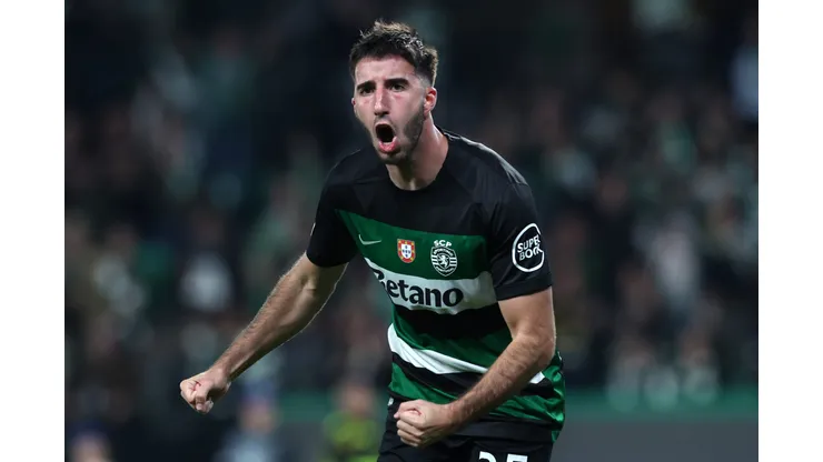 Gonçalo Inácio volta a ser alvo do Manchester United, agora com Ruben Amorim no comando da equipe inglesa. (Photo by Carlos Rodrigues/Getty Images)