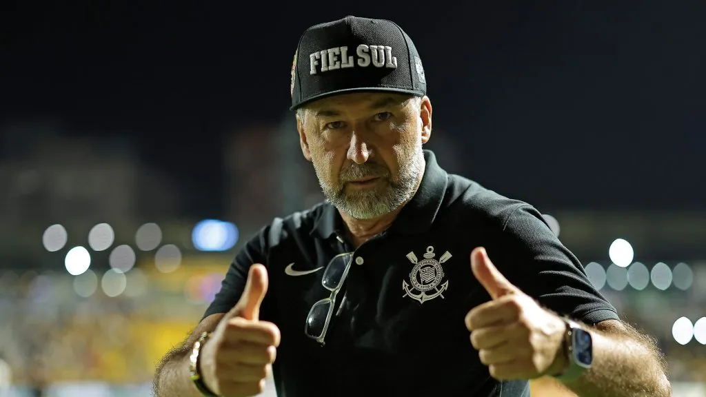 Augusto Melo, presidente do Corinthians. Foto: Heuler Andrey/Getty Images